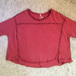Free People oversized light weight sweatshirt